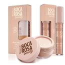 Kit 3 Peças Boca Rosa Beauty – Base + Pó Solto Mármore + Corretivo HD – LÚMMINA STORE