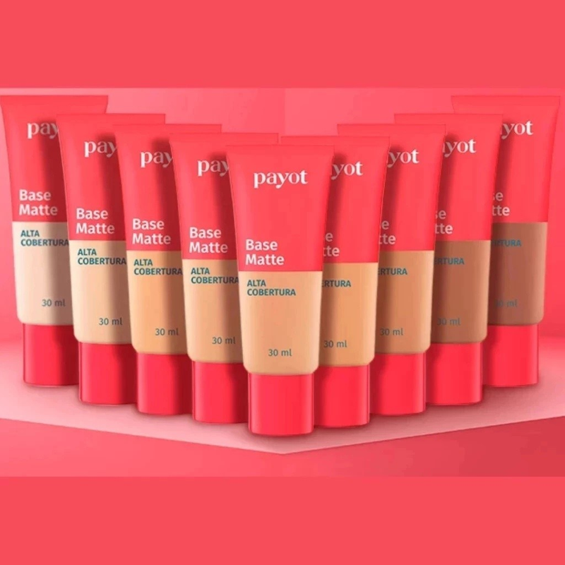 Base Líquida Matte Alta Cobertura- 30ml-Payott